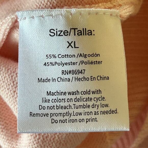 Hello Kitty x Aéropostale Pink Sweater - XL, new with tags - Picture 7 of 7